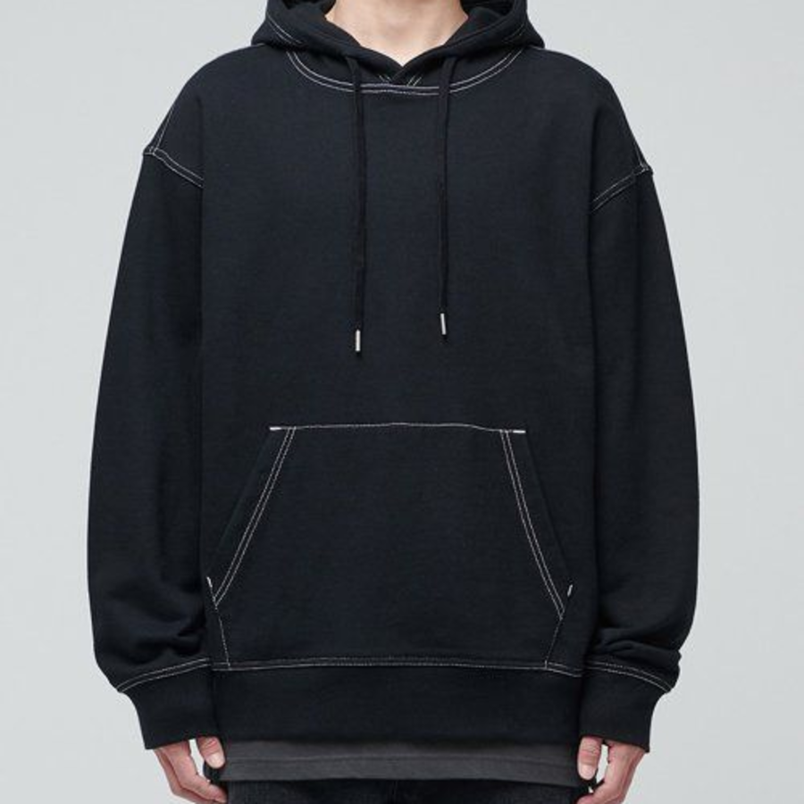 Layered Sleeveless Top — Regular Length — Dark Grey