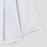 KUHO Half Neck Sleeve Blouse - Blue