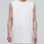 Layered Sleeveless Top — Long Length — Cream