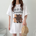Three Bears Printing Overfit Short Sleeve T-shirt