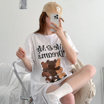 Three Bears Printing Overfit Short Sleeve T-shirt