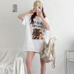 Three Bears Printing Overfit Short Sleeve T-shirt