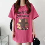 Three Bears Printing Overfit Short Sleeve T-shirt