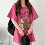 Three Bears Printing Overfit Short Sleeve T-shirt