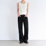 Wide Ribbed Tank Top — Cream