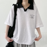 Collar Short Sleeve T-shirt