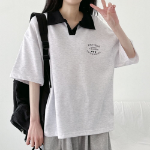 Collar Short Sleeve T-shirt