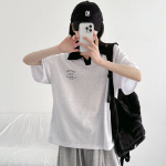 Collar Short Sleeve T-shirt