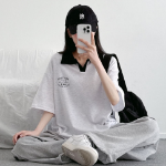 Collar Short Sleeve T-shirt