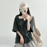 Collar Short Sleeve T-shirt