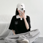 Collar Short Sleeve T-shirt