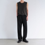 Crochet Sleeveless Top — Gunmetal