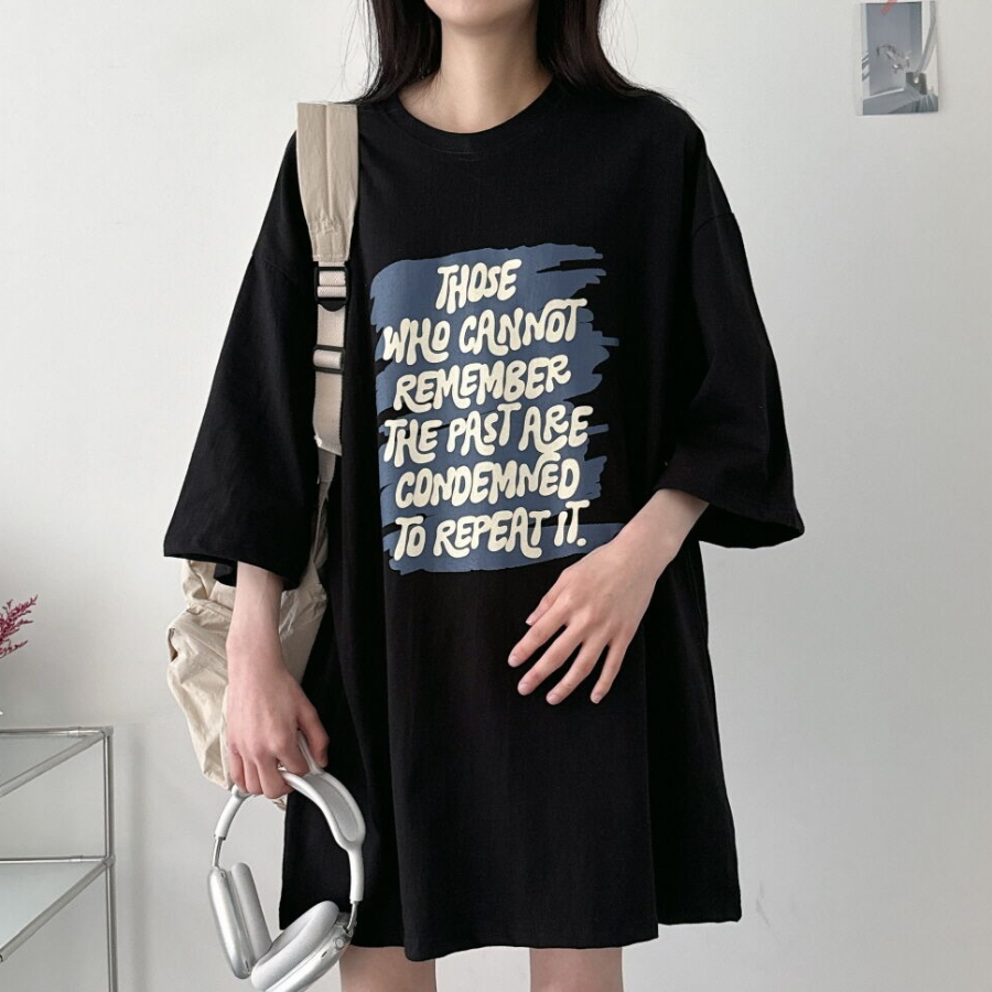 Remember Lettering Box T-Shirt