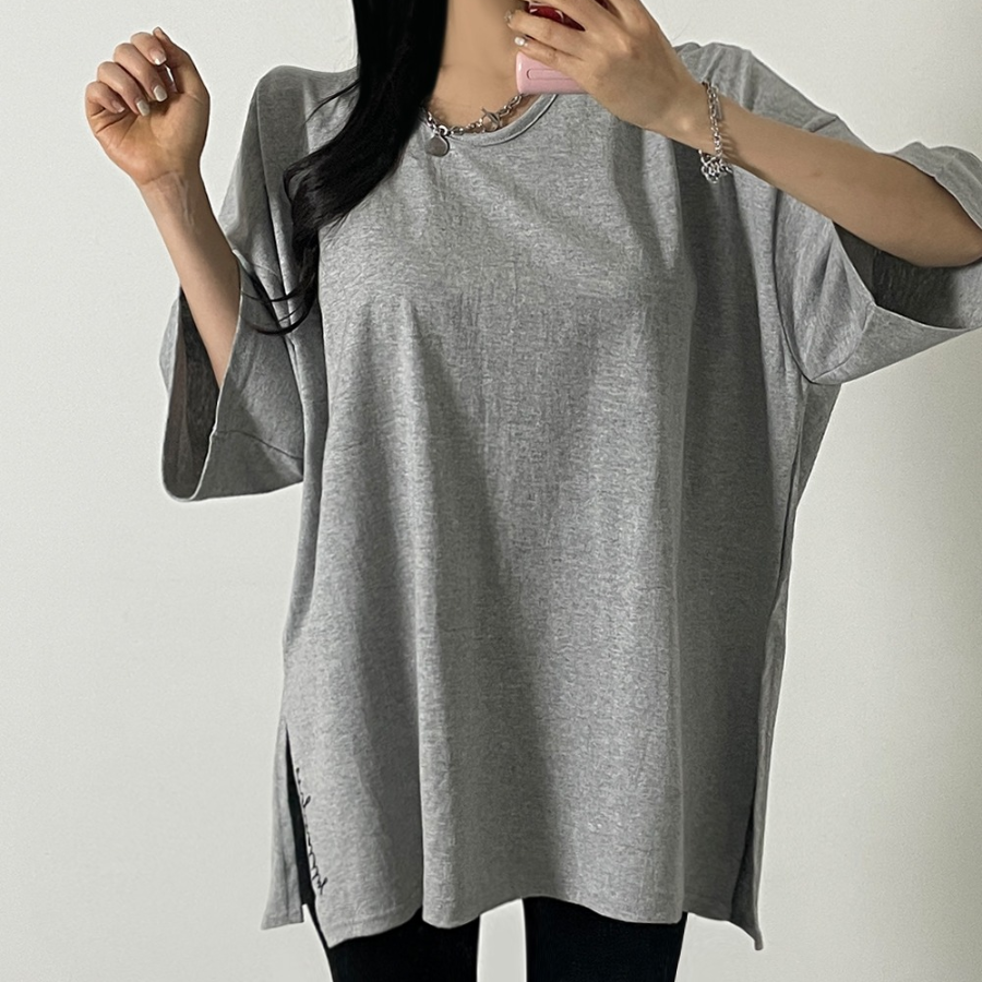 Signature Side Slit Short Sleeve T-Shirt