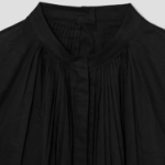 KUHO Puff-Sleeved Blouse - Black