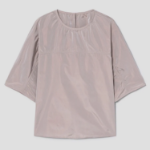 KUHO T-Shirt Type Blouse - Beige