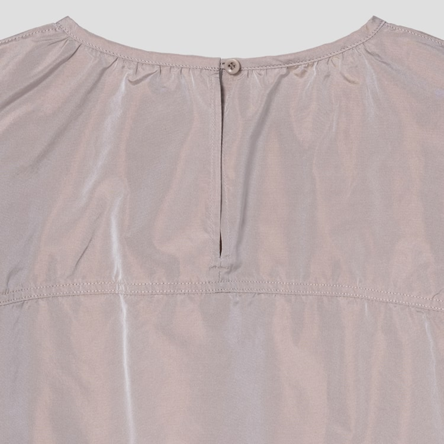 KUHO T-Shirt Type Blouse - Beige