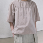KUHO T-Shirt Type Blouse - Beige