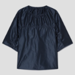 KUHO T-Shirt Type Blouse - Navy