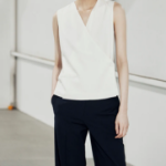 KUHO [Edit] Side Button Blouse - White