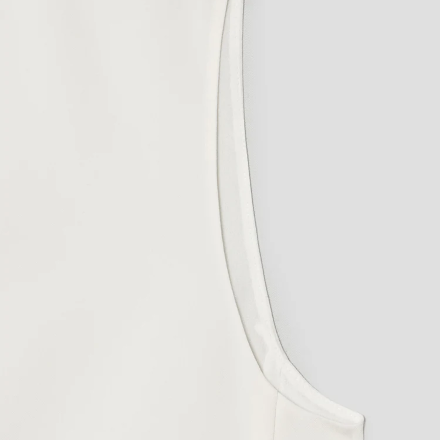 KUHO [Edit] Side Button Blouse - White