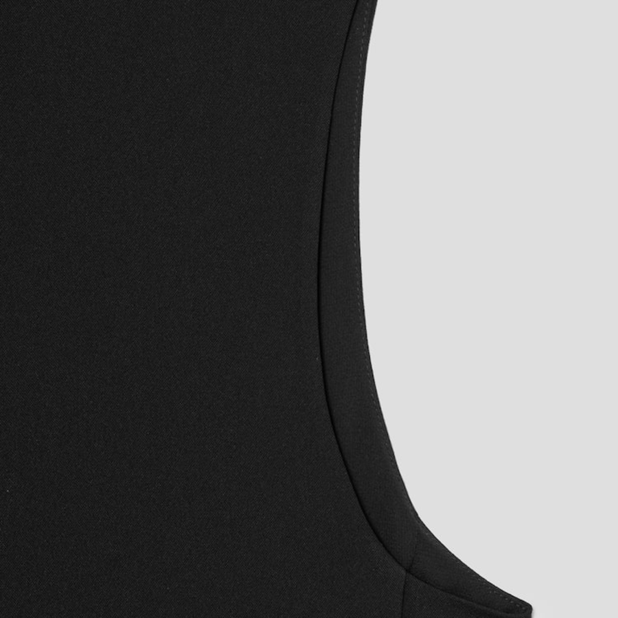 KUHO [Edit] Side Button Blouse - Black