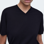 COS – Knitted Cotton V-Neck T-Shirt