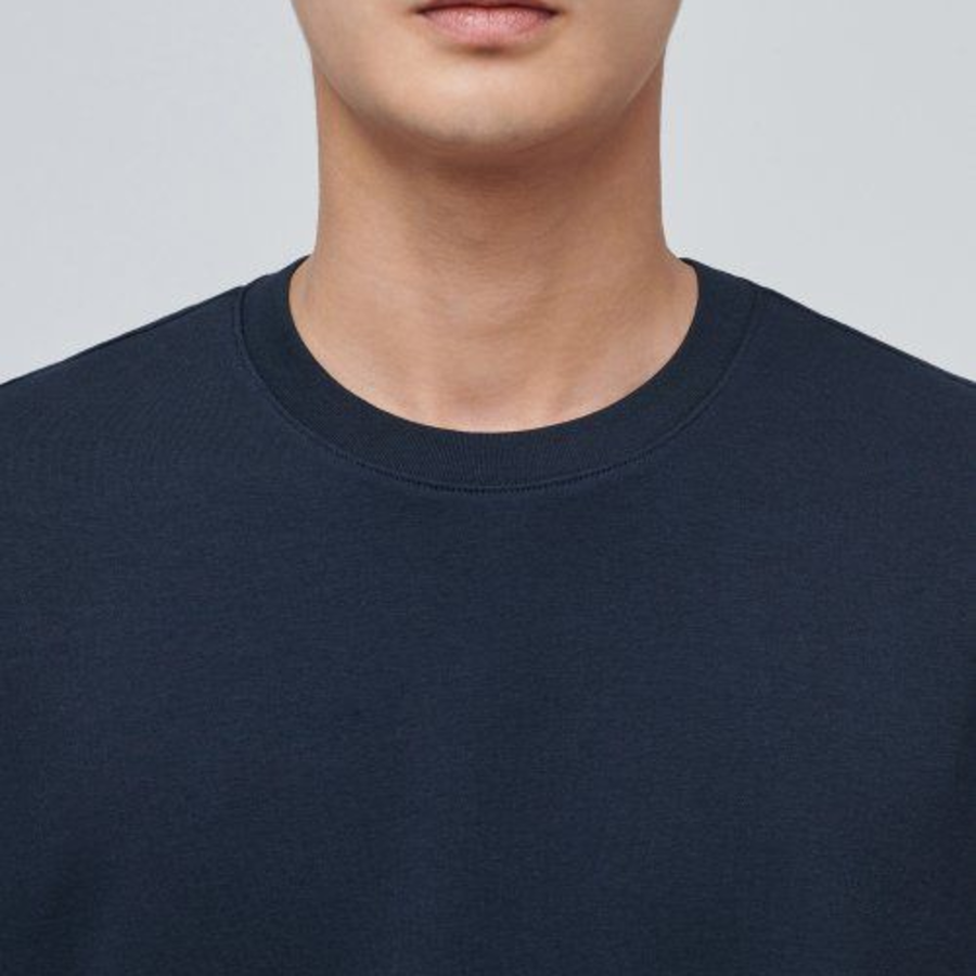 Relaxed Sleeveless Top — Navy