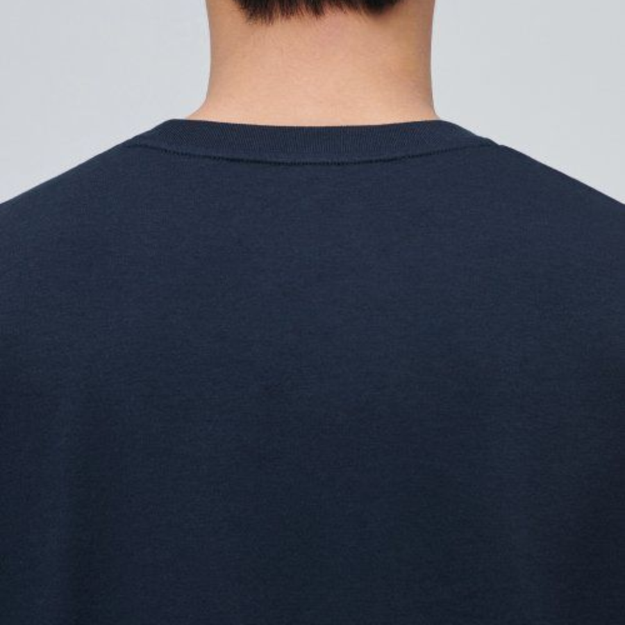 Relaxed Sleeveless Top — Navy