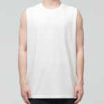 Layered Sleeveless Top — Regular Length — Cream