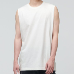 Layered Sleeveless Top — Regular Length — Cream