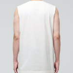 Layered Sleeveless Top — Regular Length — Cream