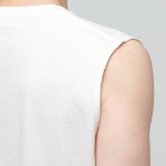 Layered Sleeveless Top — Regular Length — Cream