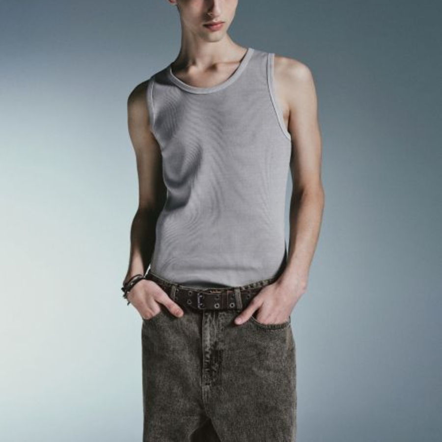 Pigment Tank Top — Greyish Beige