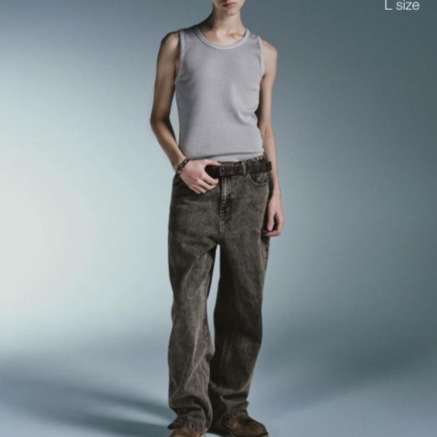 Pigment Tank Top — Greyish Beige