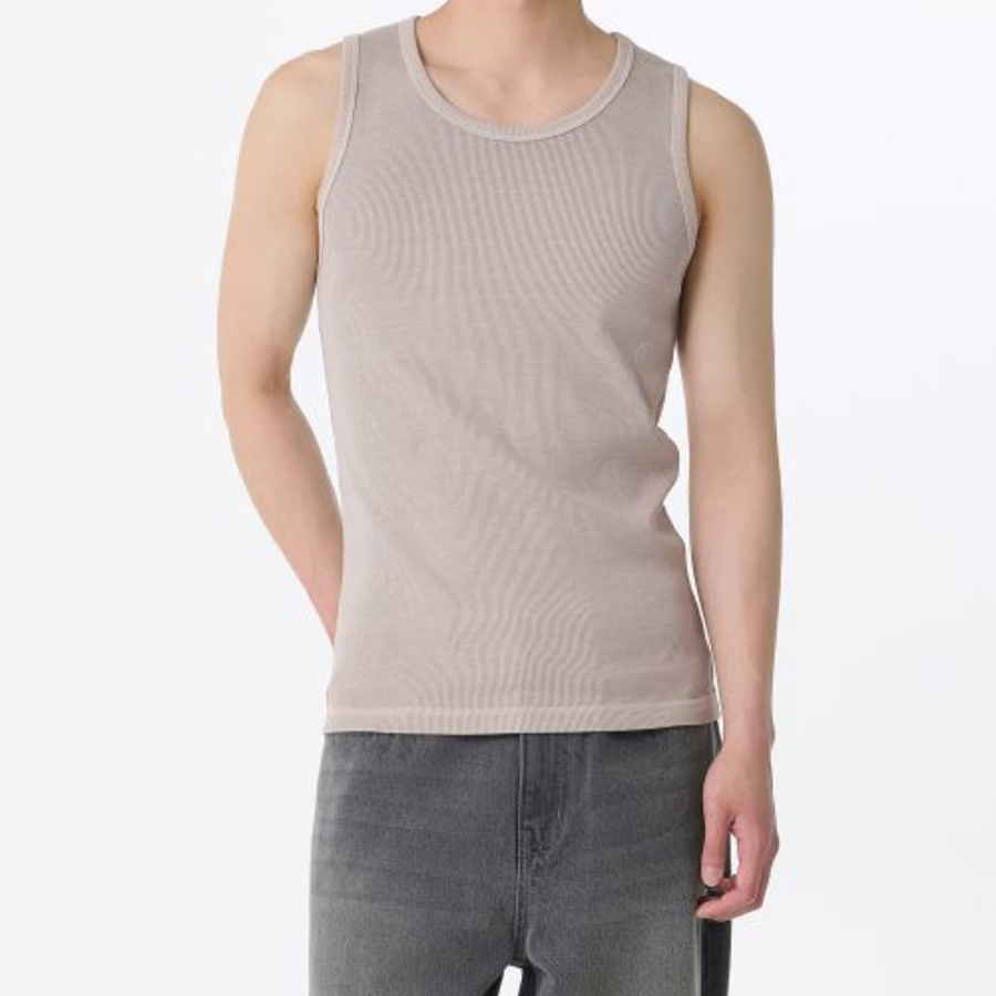 Pigment Tank Top — Greyish Beige