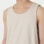 Scoop Neck Sleeveless Top — Ecru