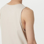 Scoop Neck Sleeveless Top — Ecru