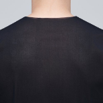 [Cooltandard] Mesh V-Neck Sleeveless Undershirt — Black