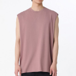 Oversized Sleeveless Top — Smoke Pink
