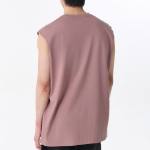 Oversized Sleeveless Top — Smoke Pink