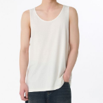 Relaxed CR Tank Top — Cream