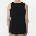 Scoop Neck Sleeveless Top — Black