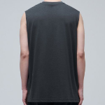 [CoolTandaard] Relaxed Sleeveless Top — Dark Grey
