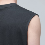 [CoolTandaard] Relaxed Sleeveless Top — Dark Grey