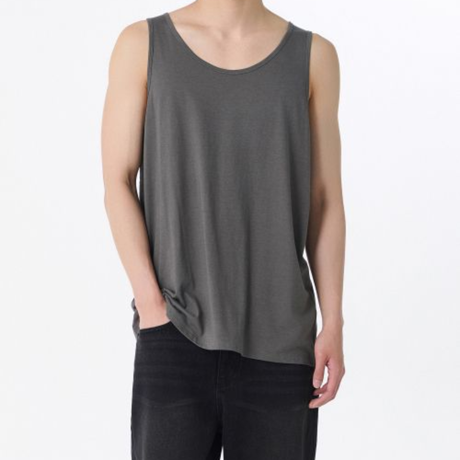 Relaxed CR Tank Top — Gunmetal