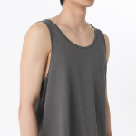 Relaxed CR Tank Top — Gunmetal