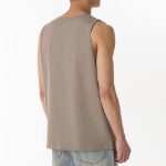 Scoop Neck Sleeveless Top — Taupe