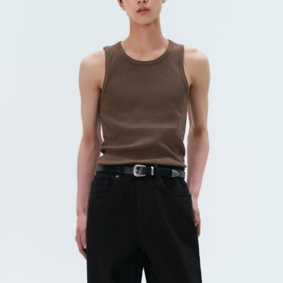 Essential Tank Top — Brown