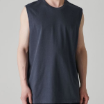 [Cooltandard] Relaxed Sleeveless Top — Iron Gray